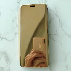 Manufacture classical design TPU+PU+PC smart view flip cover for ITEL A50 P55 S24 Phone Case