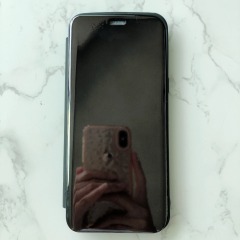 Manufacture classical design TPU+PU+PC smart view flip cover for ITEL A50 P55 S24 Phone Case