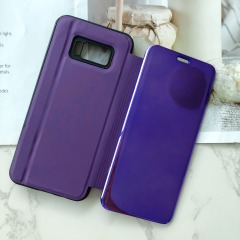 Manufacture classical design TPU+PU+PC smart view flip cover for ITEL A50 P55 S24 Phone Case