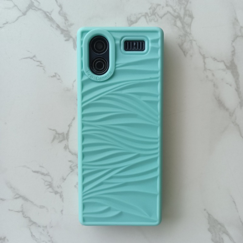 High quality factory wholesale fashion ripple silicone case for TECNO T353 T315 phone case