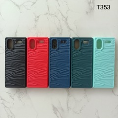 High quality factory wholesale fashion ripple silicone case for TECNO T353 T315 phone case
