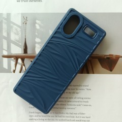 High quality factory wholesale fashion ripple silicone case for TECNO T353 T315 phone case