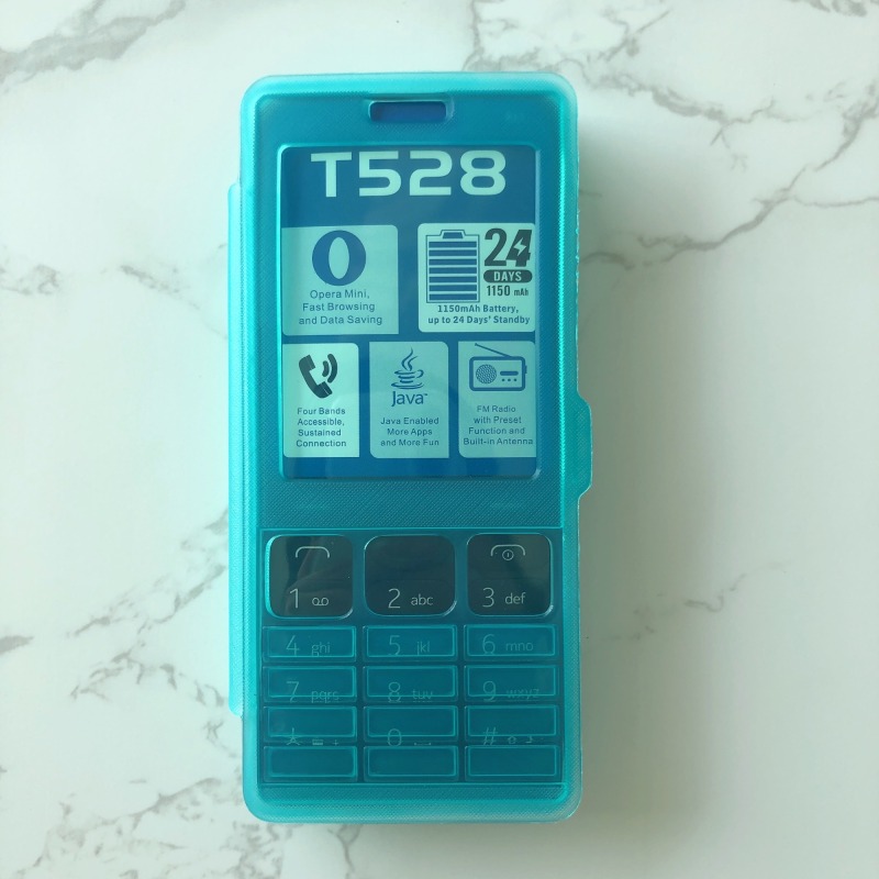 Wholesale Best Quality Small TPU Transparent Flipcover phone case for TEC T302 models