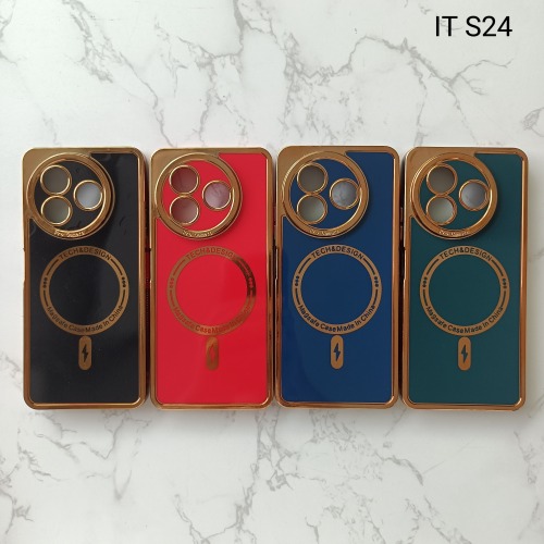 Factory wholesale electroplated tpu Phone Cover for itel A50C P65 phone case