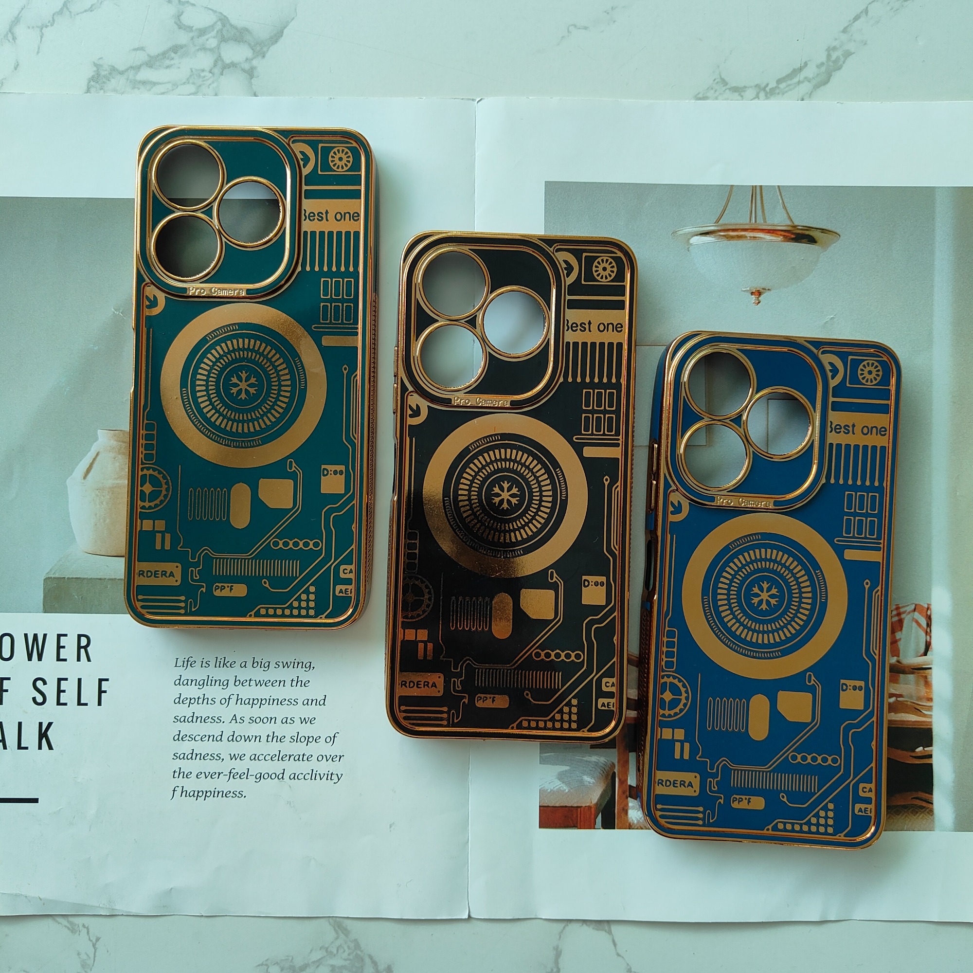 Factory wholesale electroplated tpu Phone Cover for M-KOPA X20/X2 phone case
