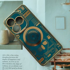 Factory wholesale electroplated tpu Phone Cover for Kyocera Qua QZ KYV44 phone case