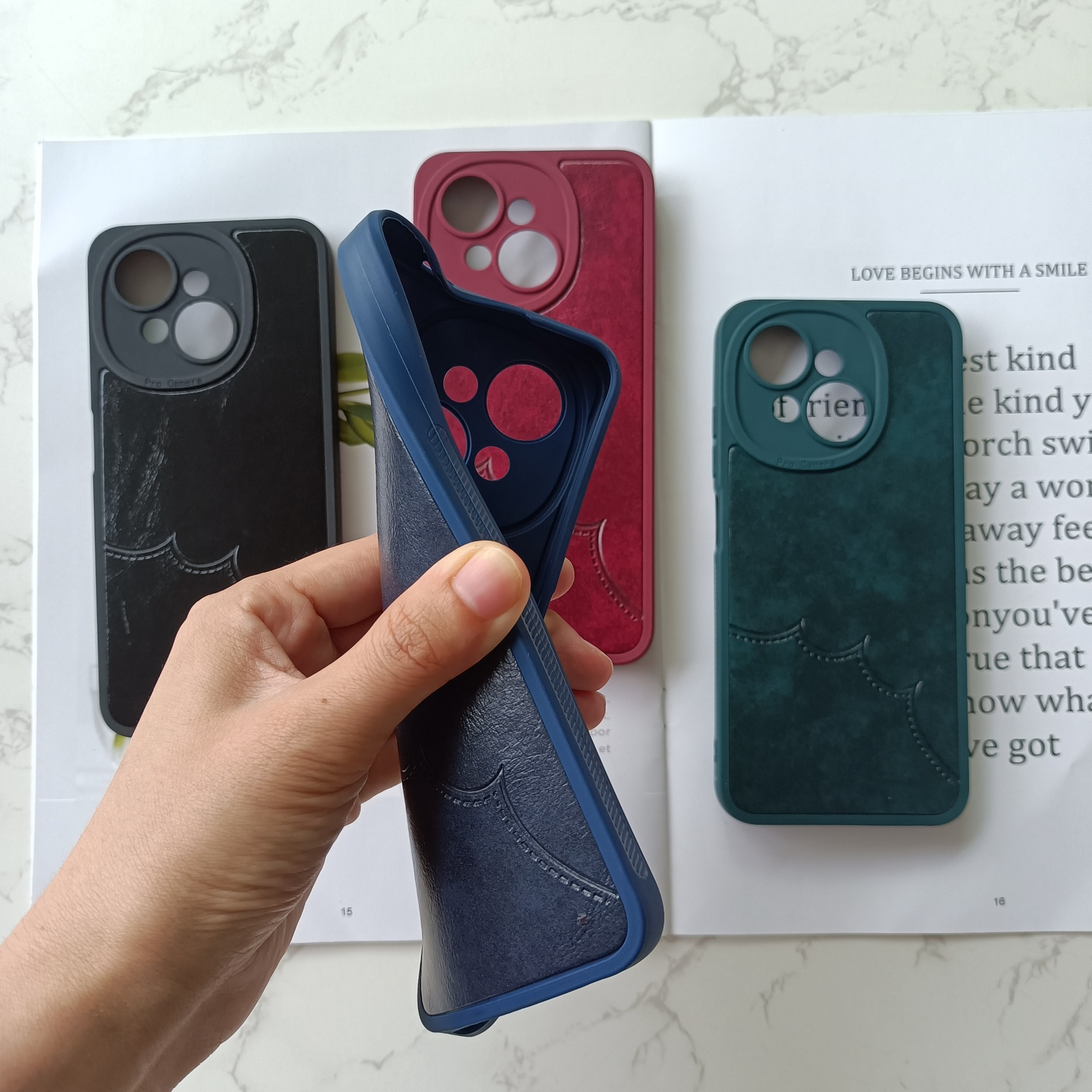 New type leather cover for CAMON30S CAMON30S PRO
