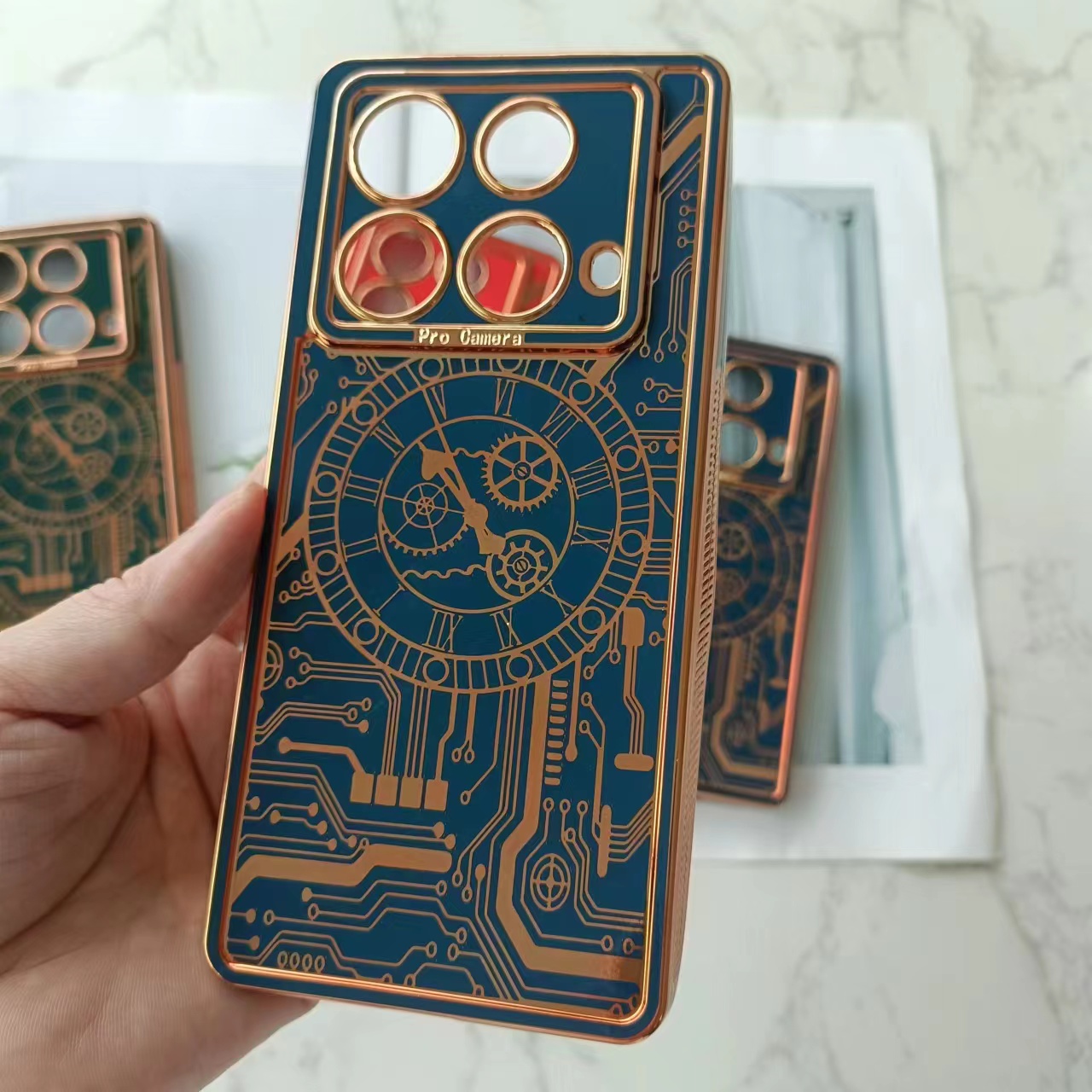 Wholesale electroplated tpu Phone Cover for SMART9 HOT50i X6531