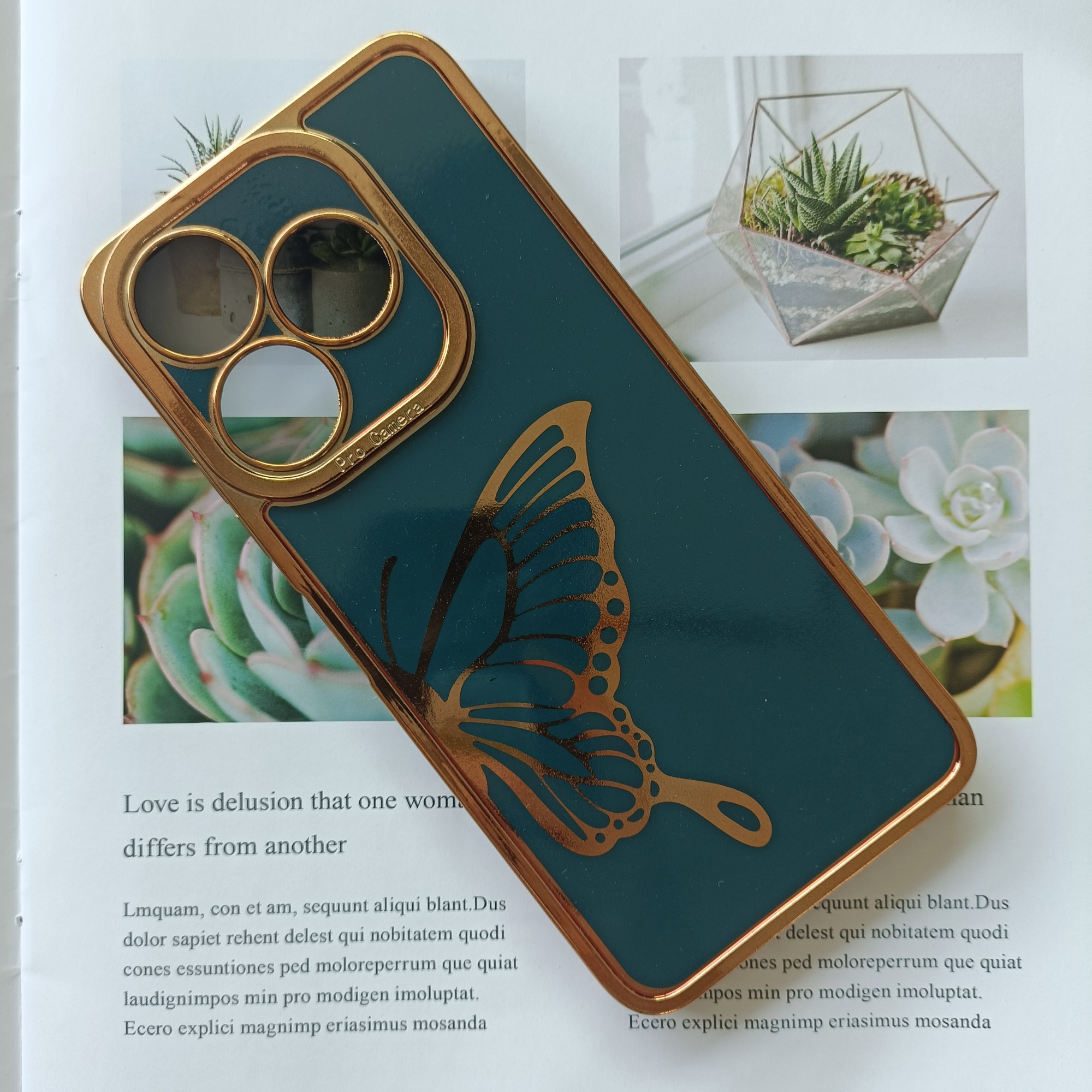 Electroplated Deer Phone Case Luxury Fashion Mobile Cover for INF HOT50 PRO HOT50 4G HOT50 5G