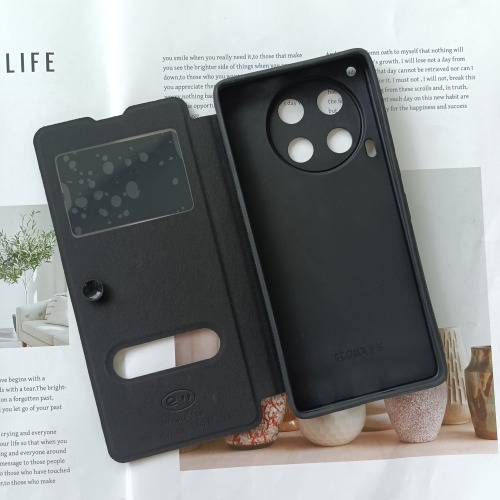 Business style leather flip cover TPU+PU Suitable INF HOT50PRO NOTE30 phone case