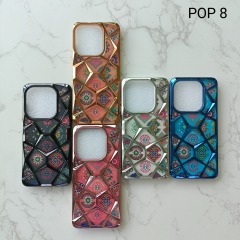 Factory Wholesale New arrival Diamond Cover TPU for TEC Spark30 4G phone case