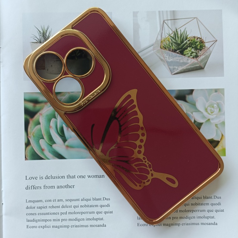 Electroplated Deer Phone Case Luxury Fashion Mobile Cover for INF HOT50 PRO HOT50 4G HOT50 5G