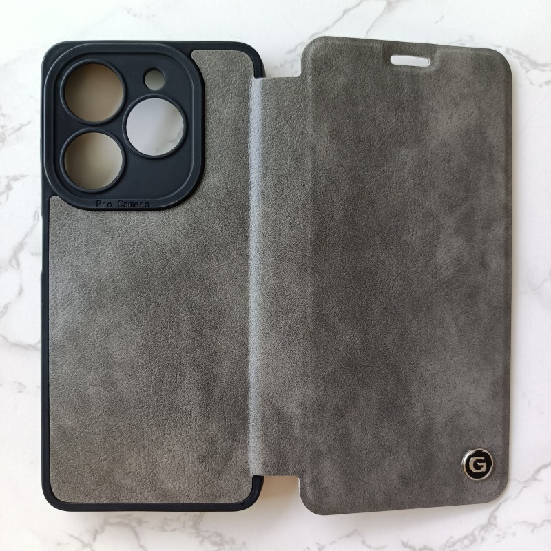 flipcover Fashion Leather with G logo Mobile phone case for OPP0 A3 A3X A40 4G A60 5G