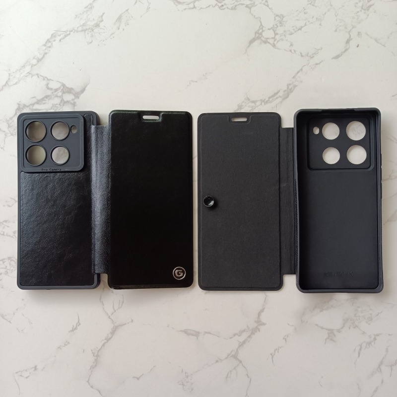 Leather Flipcover with G logo Mobile Phone case for RM NOTE14PRO NOTE14PRO Plus 14C Phone case