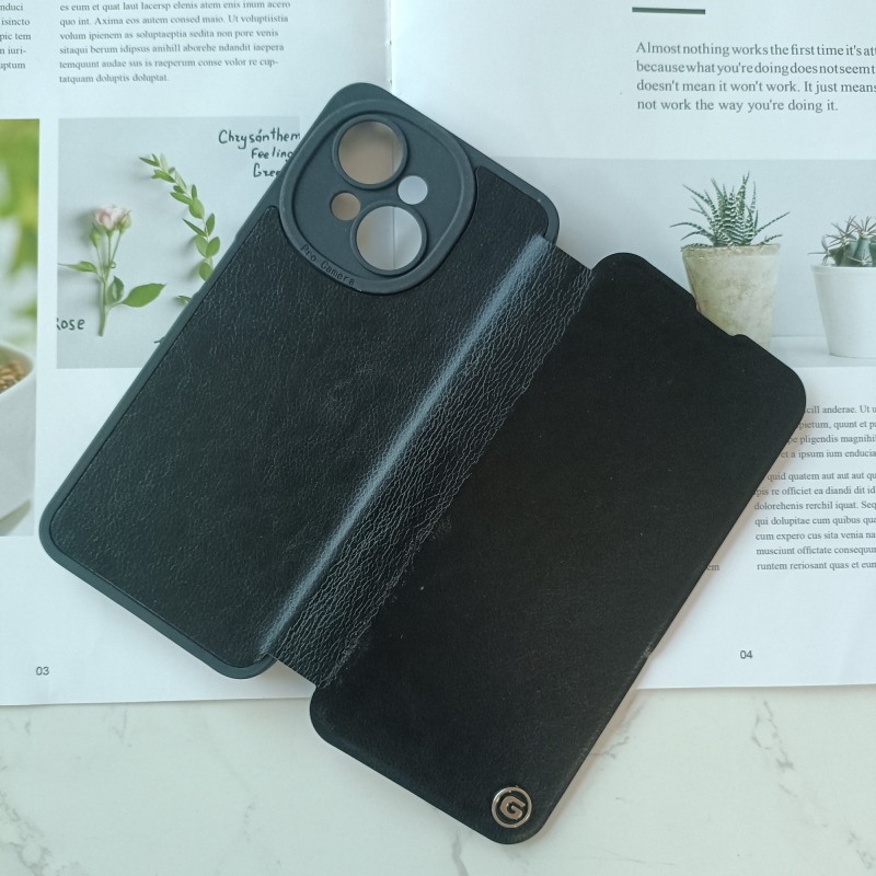 Factory flip cover with G logo for INF NOTE50 NOTE50 PRO 4G Leather cover