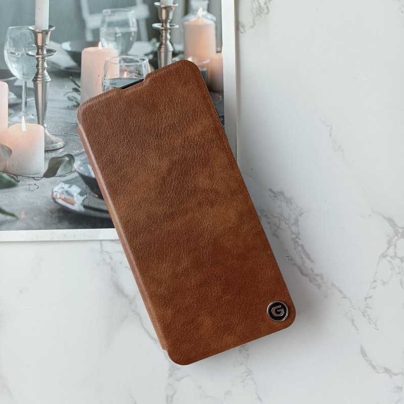 Wholesale flip cover with G logo for RED NOTE 14 Leather cover