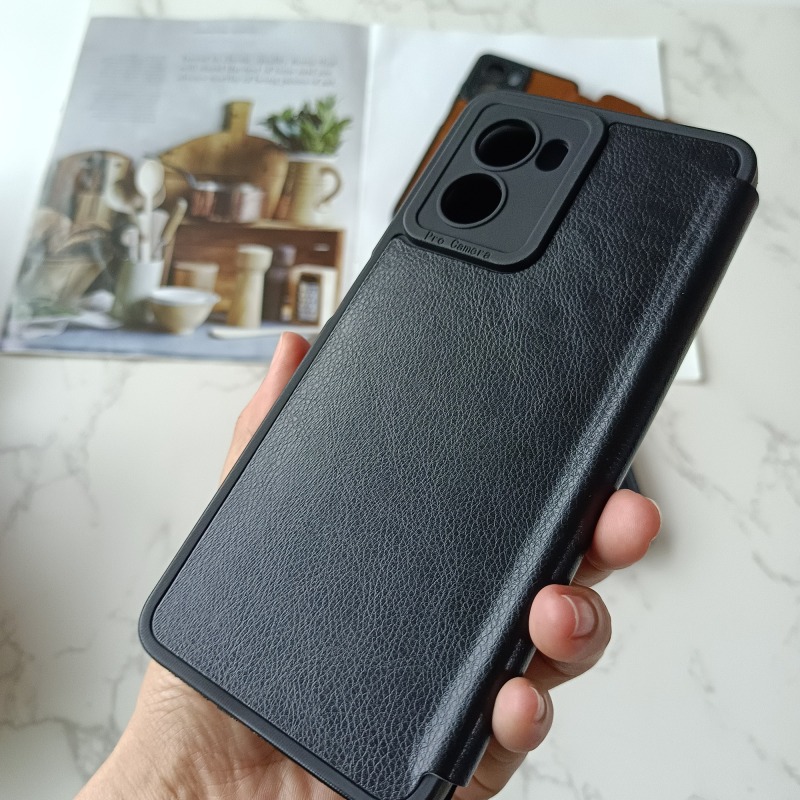 Wholesale flip cover with G logo for RED NOTE 14 Leather cover
