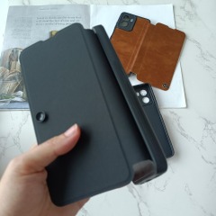 Wholesale flip cover with G logo for RED NOTE 14 Leather cover