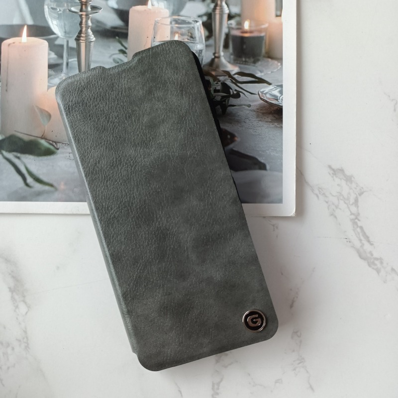 Wholesale flip cover with G logo for RED NOTE 14 Leather cover