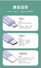 New 1m Type-c Cable for Micro Cable 2A Charging Cable for 1Phone Charger USB