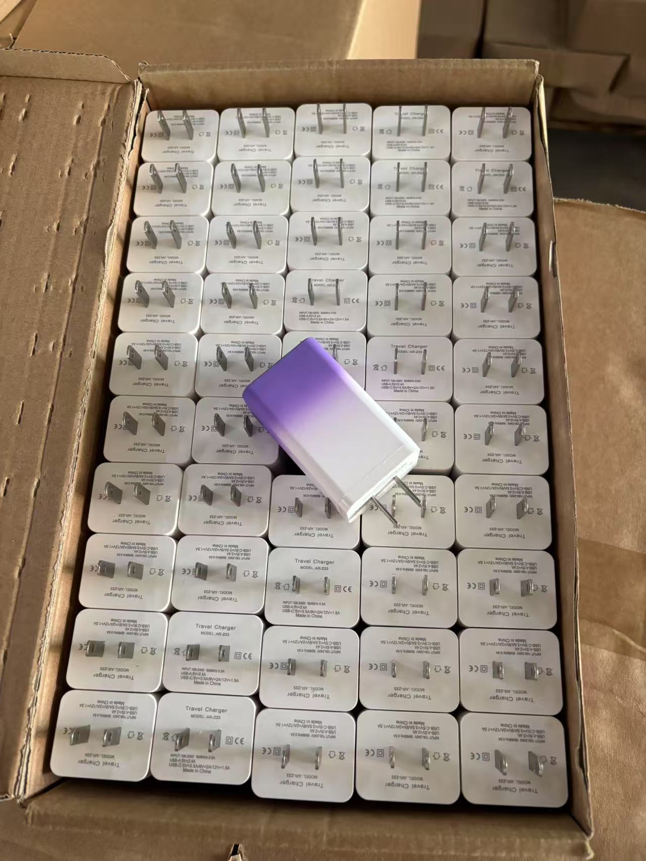 EU US UK 12W 20W Fast Charger PD QC USB Type C Quick Wall Charger 3 Port