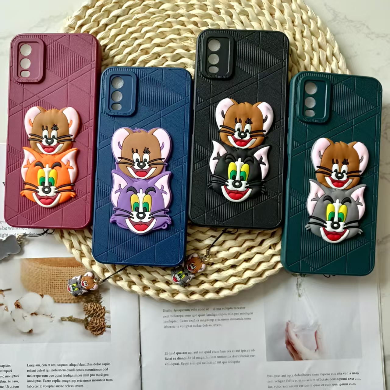 ITEL A90 A04 New Design tpu Phone case with dolls
