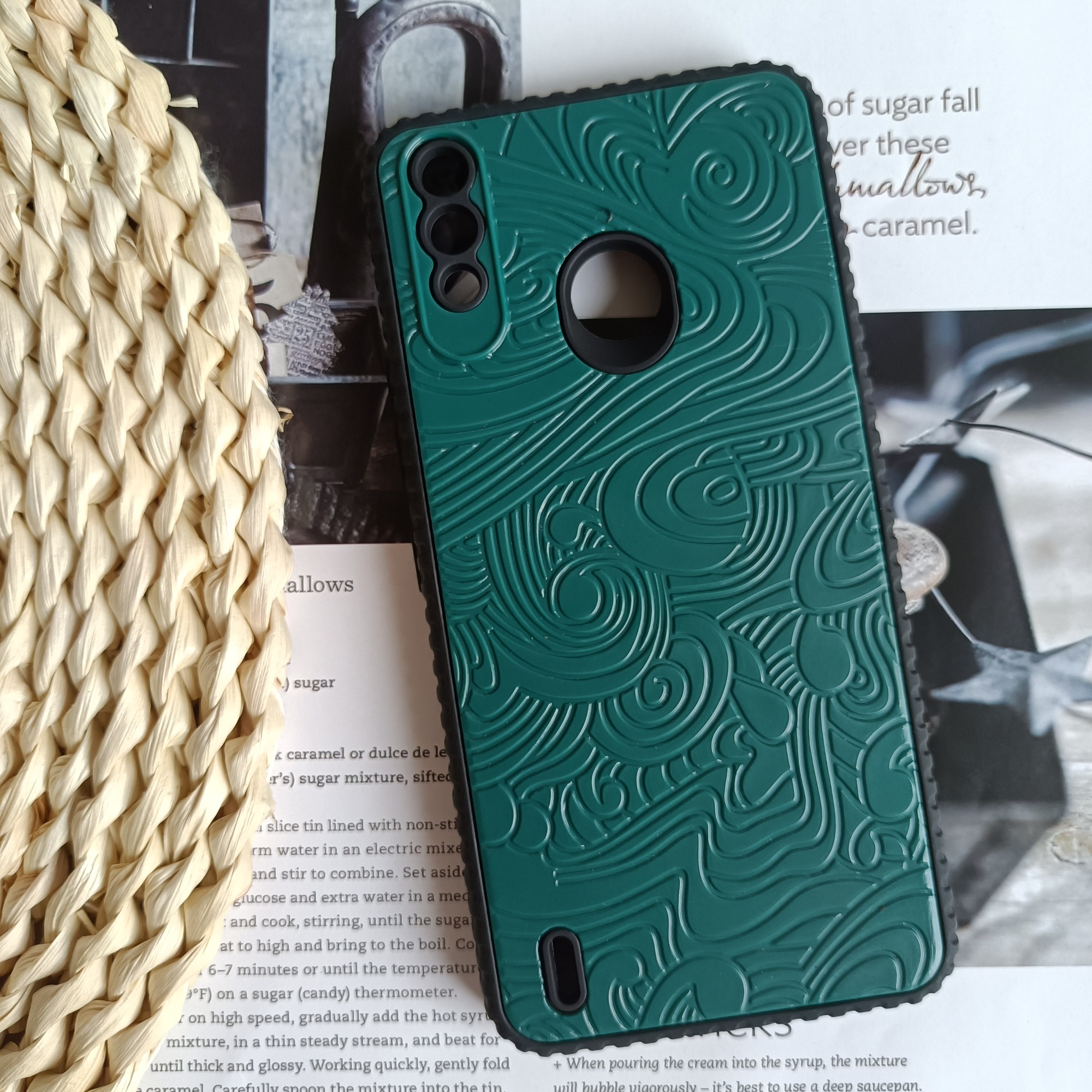 Black Phone case for REDMI A3，13C hard cover
