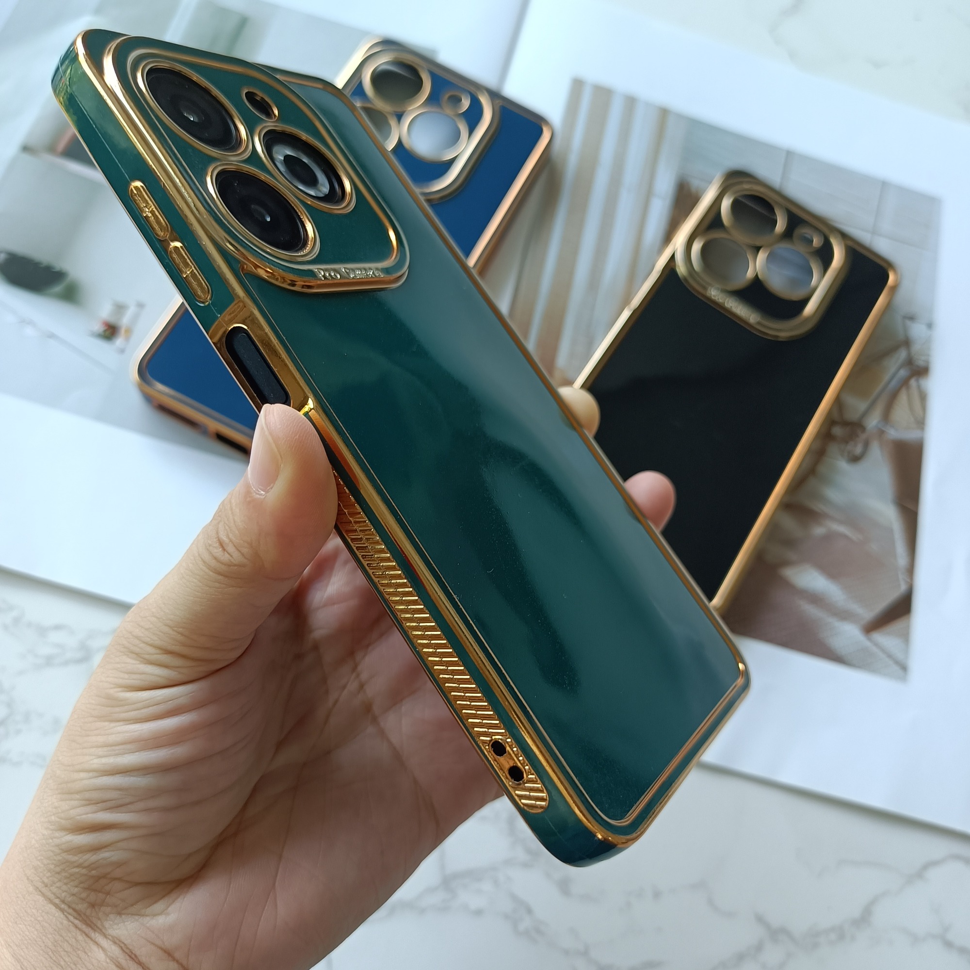 Factory wholesale SAM A07 A17 Electroplated Soft Phone Case