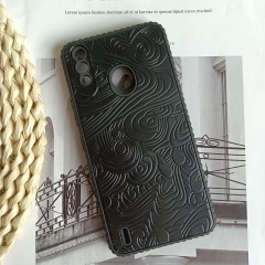 Black Phone case for REDMI A3，13C hard cover