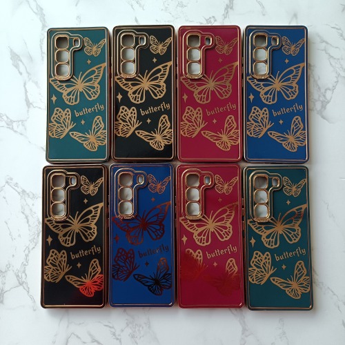 IT CITY 100 Fancy Electroplated Laser Engraving Soft Phone Case