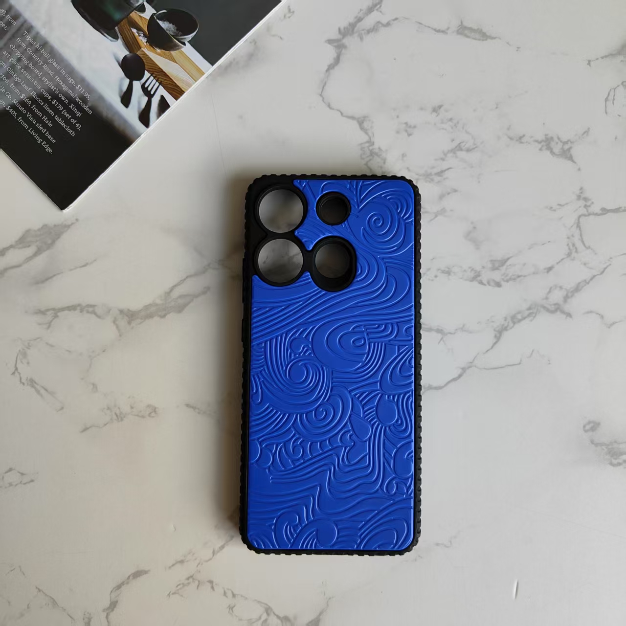 Black Phone case for TEC SPARK 40 hard cover