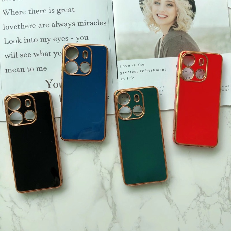 Factory wholesale INF HOT 60 PRO+ Electroplated Soft Phone Case