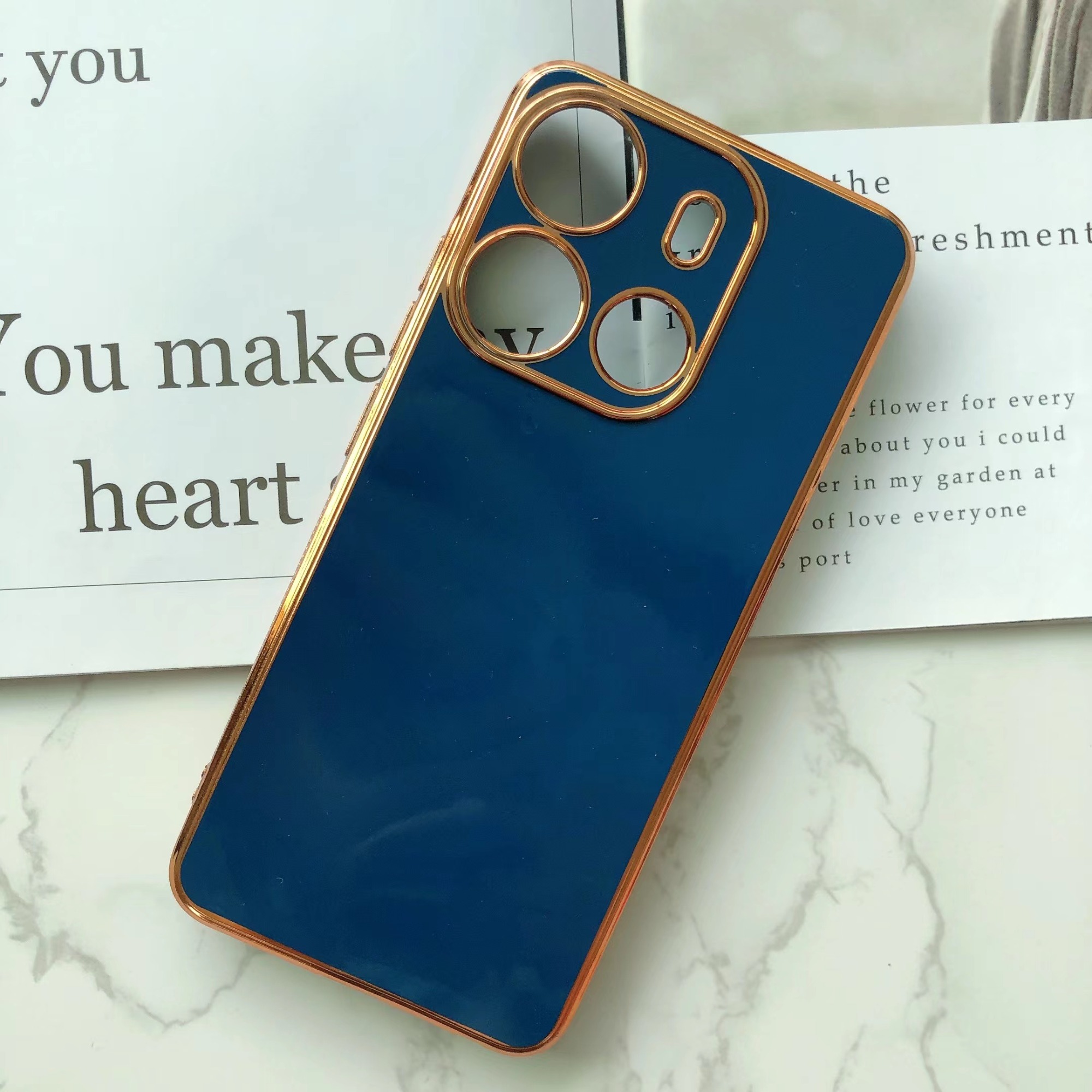 Factory wholesale INF HOT 60 PRO+ Electroplated Soft Phone Case