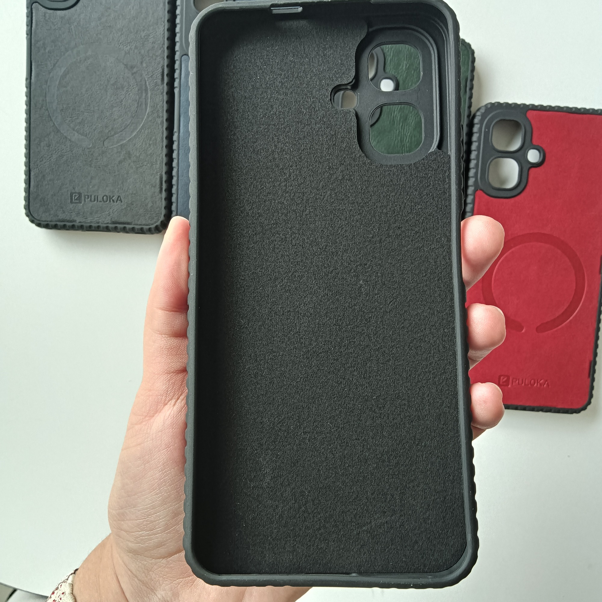 TPU+PU Phone case for ITEL City 100 A06