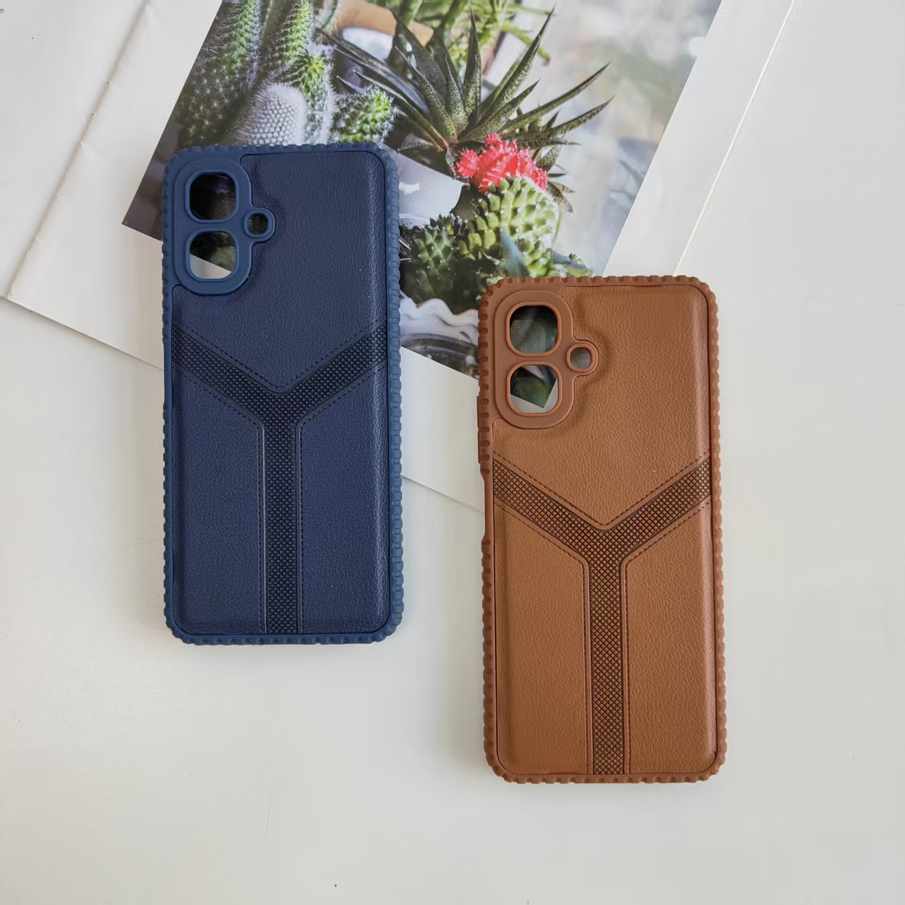 TPU+PU Phone case for TEC POVA Slim SPARK Slim