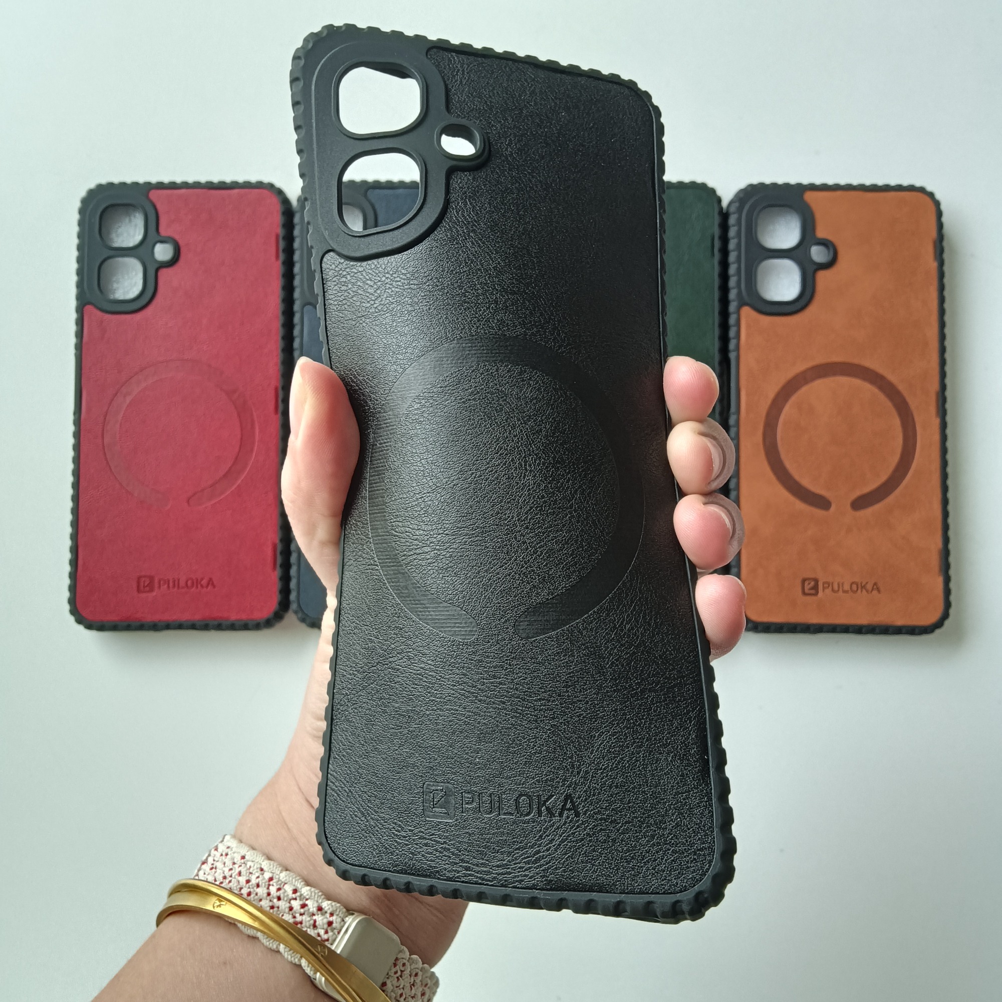 TPU+PU Phone case for ITEL City 100 A06