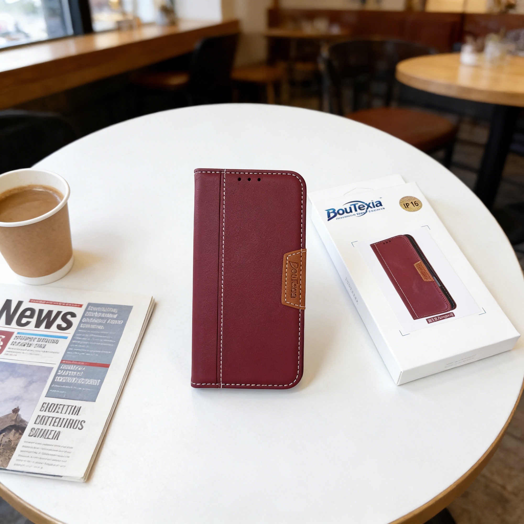 Hot Selling Magnetic Flip Cover Compatible with IP Sam TEC INFINIX Low MOQ