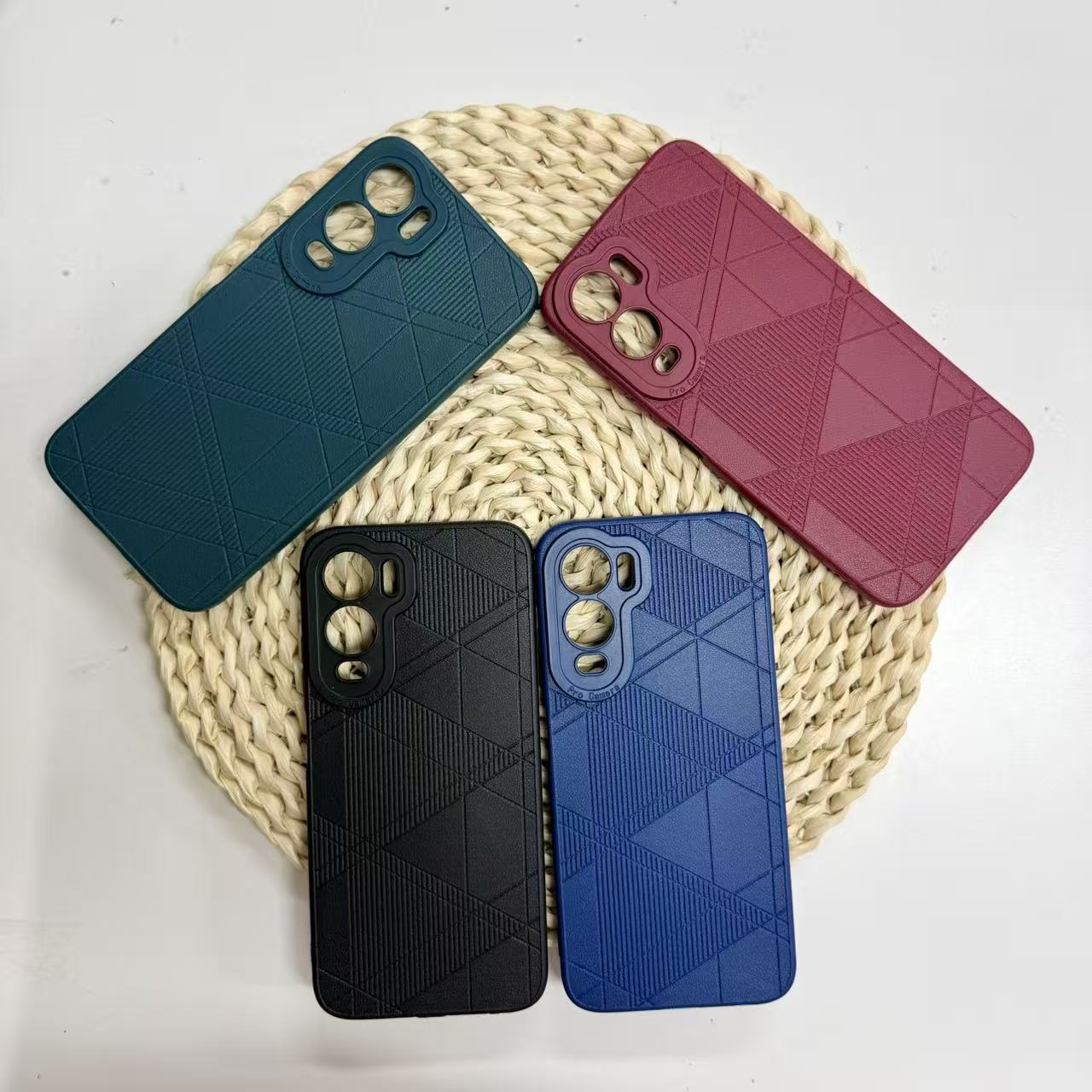 Hot selling leather-textured phone case suitable for CITY 200