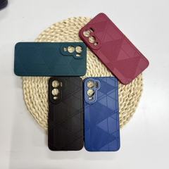 Hot selling leather-textured phone case suitable for CITY 200