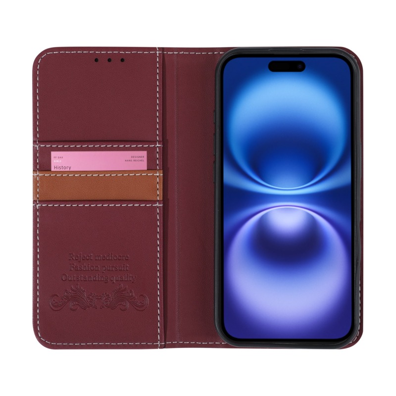 Premium Stitched Magnetic Flip Leather Phone Wallet CaseFor SAM S26 S25 S24 S23 ULTRA