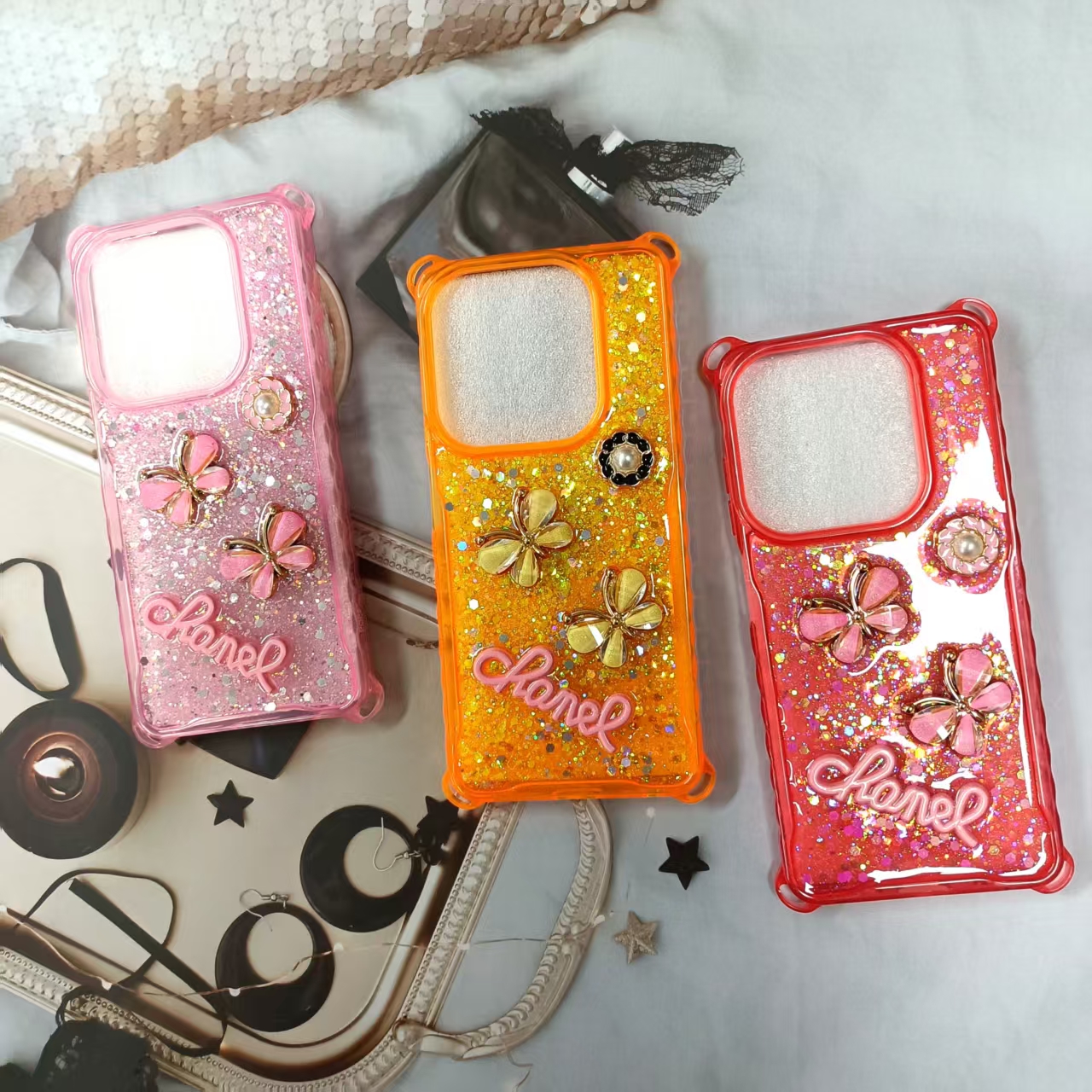 New Wholesale Shockproof Transparent Resin Phone Case for Tecno POP 8/9/10