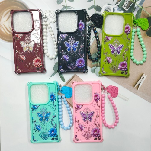 Candy Color Four Corner Shockproof Silicone Phone Case With Wrist Strap, Anti-drop Soft Rubber Protective Cover ForArrows BE4 plus F-41B BZ02 Arrows BE3