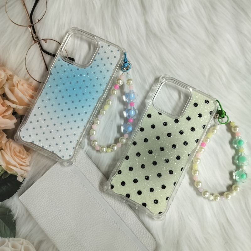 Candy Color Four Corner Shockproof Silicone Phone Case With Wrist Strap, Rubber Protective CoverF-02L Arrows WE FGT-51B Arroes BZ03 FCG0