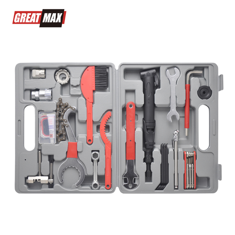 Bicycle Repair Tool Kit In Plastic Box