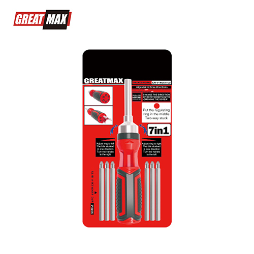7 pcs Heavy Duty Screwdriver Set with CR-V Bits