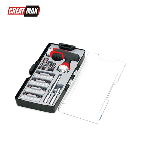 30 pcs Magnetic Ratcheting Set ,Ratchet Driver & Bits Set