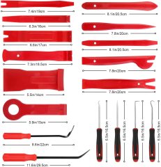 456 Pack Trim Removal Tool, Car Panel Door Audio Trim Tool Kit, Auto Clip Fastener Remover Pry Tools Set, Clip Removal Tool Set