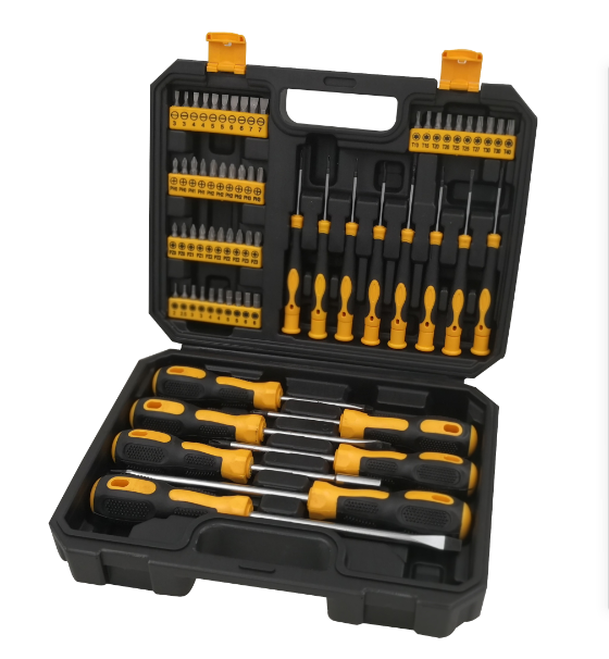 Magnetic Screwdrivers Set with Case, GreatmaxTools 42-piece Includs Slotted, Phillips, Hex, Pozidriv,Torx and Precision Screwdriver Set Tools for Men
