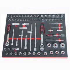 5/6/7-Drawers Roller Tool Cabinet with 196-PIECES Metric/SAE Tool KIT