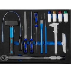 GreatmaxTools-14-PIECES automotive color socket and files,chisel punch set for tool cabinet